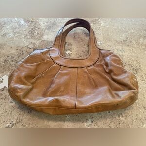 Coach Tan Leather Shoulder Bag